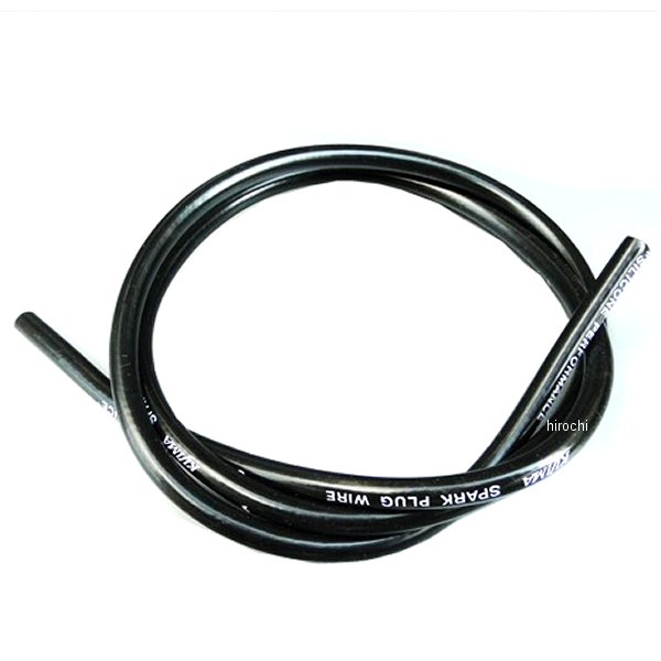 1253 ビーアールシー BRC キジマ シリコンプラグコード 長さ1m 2気筒用 黒