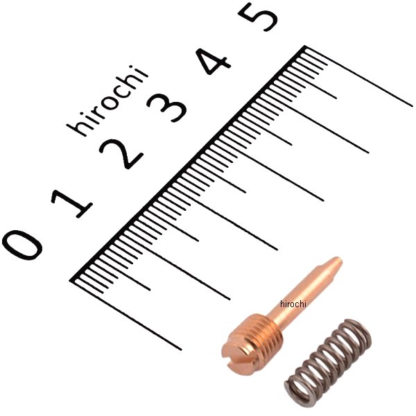 12548 デイトナ ケーヒン KEIHIN PEキャブ本体用補修パーツ エア調整ネジ＆スプリング エアスクリュー φ20φ24φ26φ28用