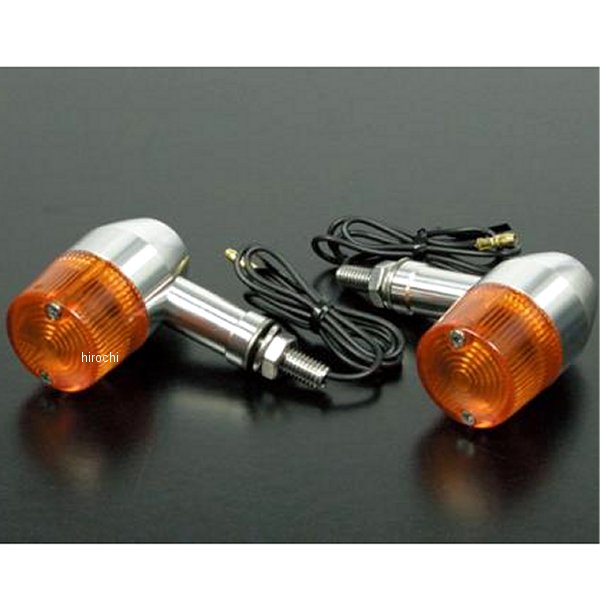 13-05-0014 SP武川 アルミ削り出しウインカーキット Bタイプ/M10オネジ オレンジ