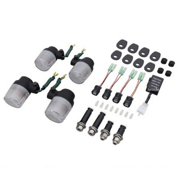 132094-16 ポッシュ POSH スーパーバイク ウインカーキット 18年-22年 Z900RS ブラック/クリア