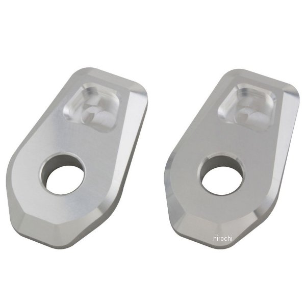 132096-AL ポッシュ POSH ビレットウインカーステーベース Z900RS シルバー(アルマイト未処理)