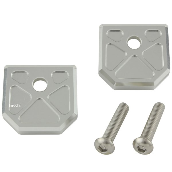 132112-03 ポッシュ POSH アルミマシンドタンデムベルトカバー 18年-23年 Z901RS/CAFE シルバー