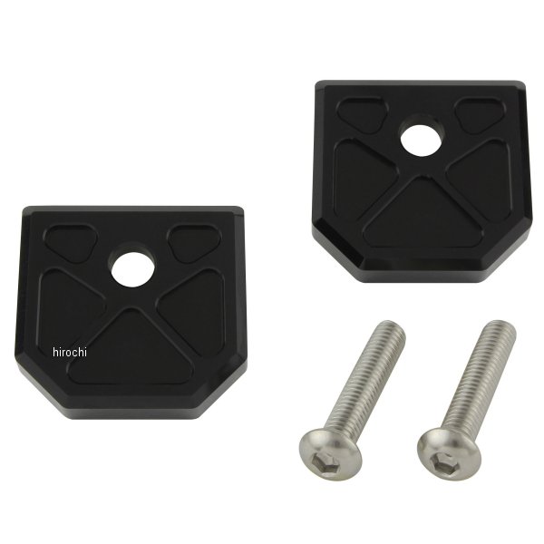 132112-06 ポッシュ POSH アルミマシンドタンデムベルトカバー 18年-23年 Z903RS/CAFE 黒