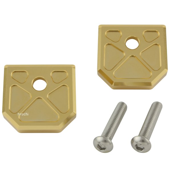 132112-12 ポッシュ POSH アルミマシンドタンデムベルトカバー 18年-23年 Z905RS/CAFE シャンパンゴールド