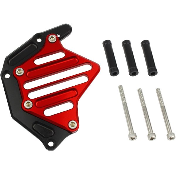 132211-26 ポッシュ POSH スプロケットカバー 18年-21年 Z900RS 黒/赤