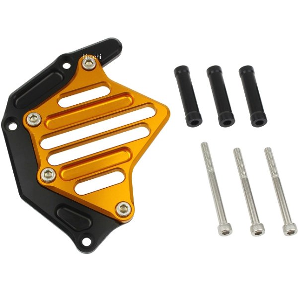 132211-46 ポッシュ POSH スプロケットカバー 18年-21年 Z900RS 黒/ゴールド