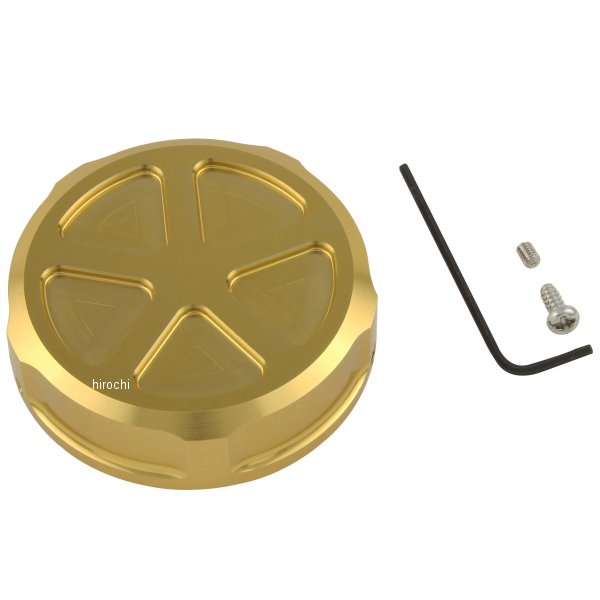 132215-12 ポッシュ POSH アルミマシンドラジエターキャップ 18年-20年 Z900RS/CAFE シャンパンゴールド