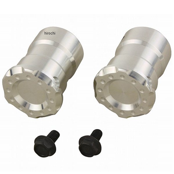 132275-AL ポッシュ POSH フレームキャップ フロント 18年以降 Z900RS/CAFE シルバー(アルミ地)