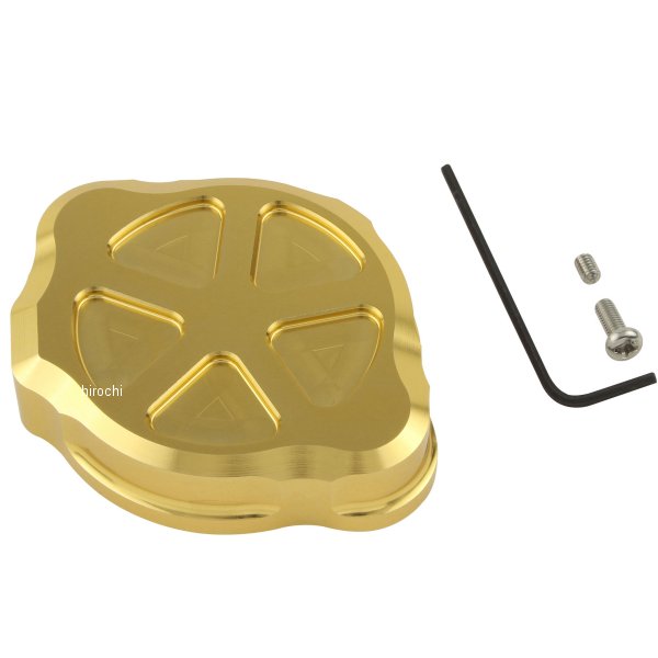 132315-12 ポッシュ POSH アルミマシンドラジエターキャップ 21年-23年 Z900RS/CAFE シャンパンゴールド