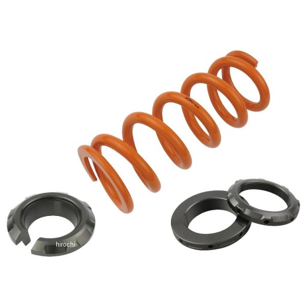 132381-11 POSHフェイス カラーリアショックスプリングセット 18年以降 Z900RS、Z900RSカフェ(SE不可) オレンジ／チタン