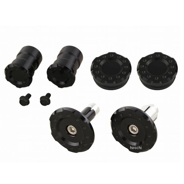 132575-06 ポッシュ POSH フレームキャップ 3点セット(フロント/センター/ピボット) 18年以降 Z900RS/CAFE 黒