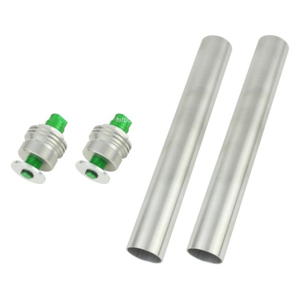 135066-28 ポッシュ POSH イニシャルアジャスター タイプ2 18年以降 ニンジャ250/400 シルバー/ライムグリーン