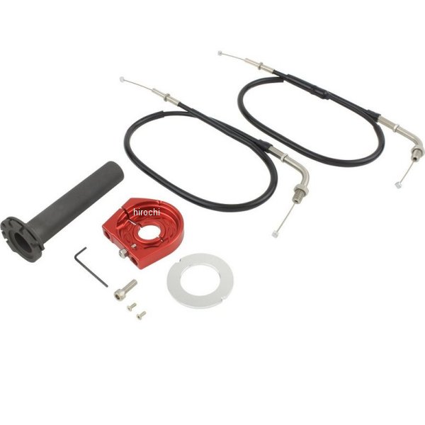 135567-R1 ポッシュ POSH スムーススリムライン ハイスロットルキット 18年-19年 ニンジャ400、ニンジャ250 赤