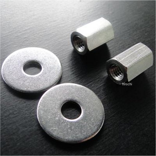 1356 ビーアールシー BRC メーターブラケット取付用ステンレスナット&ワッシャー 75年-77年 CB400F