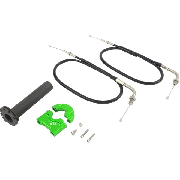 135678-L1 ポッシュ POSH コンパクトハイスロットルキット 18年-19年 ニンジャ400、ニンジャ250 ライムグリーン