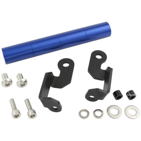 136179-01 ポッシュ POSH スマートフォンホルダーマウントステー 21年 ZX-25R専用 青