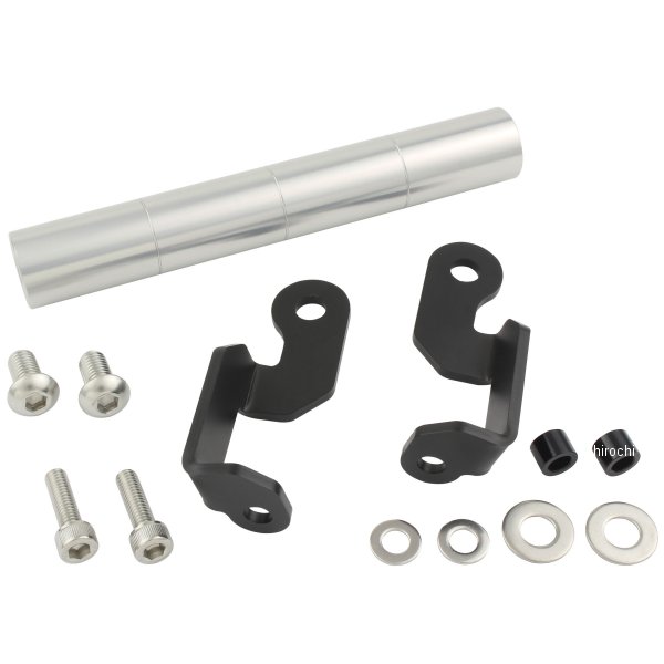 136179-03 ポッシュ POSH スマートフォンホルダーマウントステー 21年 ZX-25R専用 シルバー