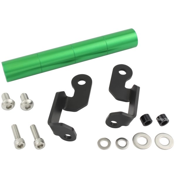 136179-28 ポッシュ POSH スマートフォンホルダーマウントステー 21年 ZX-25R専用 ライムグリーン