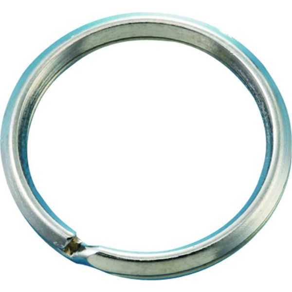 137150 (株)日本緑十字社 緑十字 二重リング(キーリング) 金具15 内径21.6mmΦ 10個組 スチール製