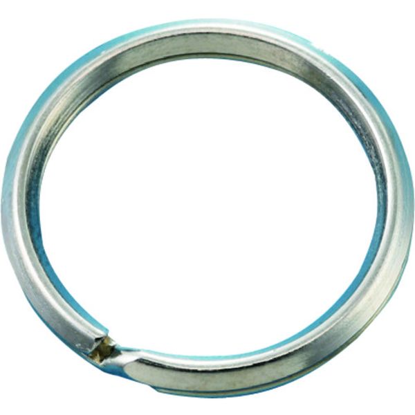 137170 (株)日本緑十字社 緑十字 二重リング(キーリング) 金具17 内径15.5mmΦ 10個組 スチール製