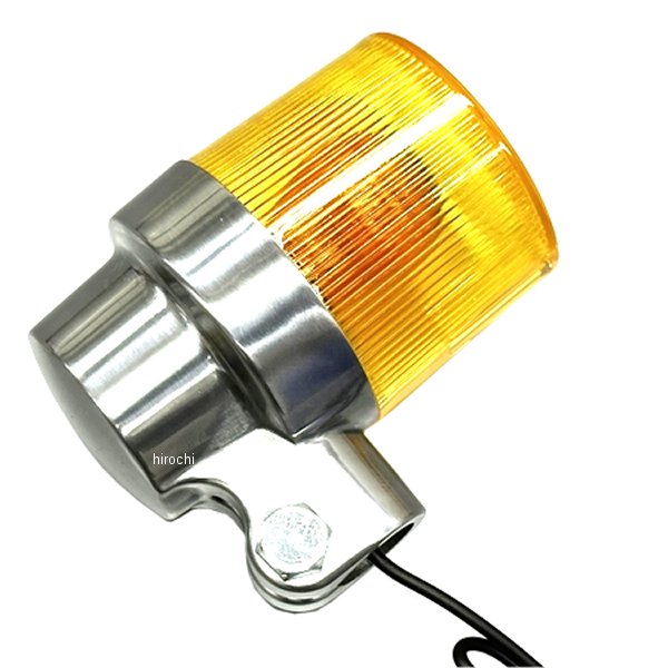 1375 ビーアールシー BRC CGC ヨーロピアンウインカー バフ掛けアルミボデイ 12V 汎用 イエロー