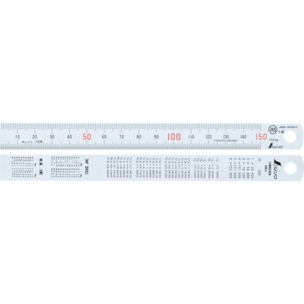 14001 335-1688 シンワ測定(株) シンワ 直尺ステン 150mm JIS