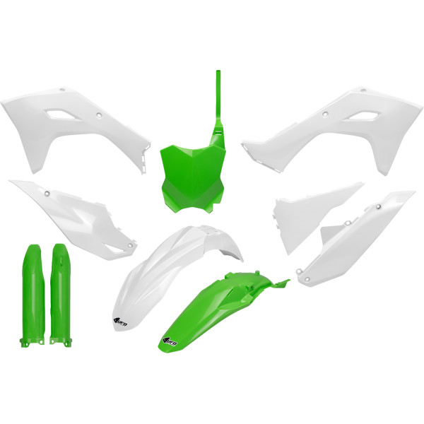 1403-4357 UFO PLAST ユーフォープラスト BODY キット KX250/450F WHITE/GREEN