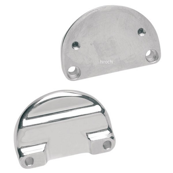 1410-0021 DRAG フロントフェンダー フォーク アダプター 21インチ 84年-13年 FLT クローム