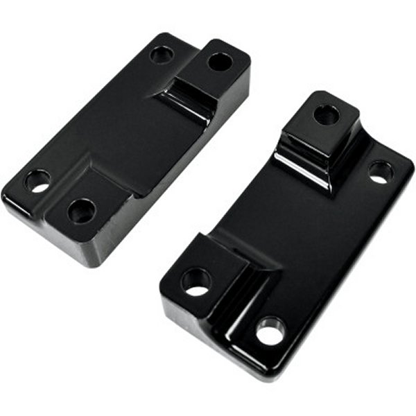 1410-0064 DRAG フロントフェンダー アダプター FLSTF 84年-13年 FLT 黒