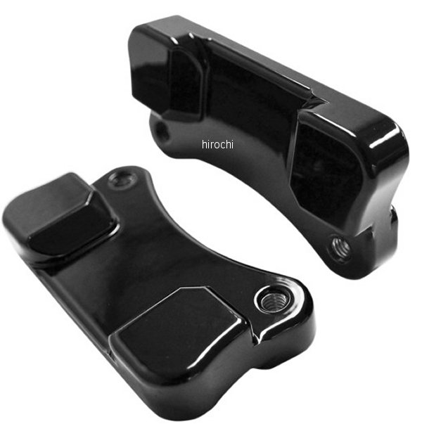 1410-0098 DRAG フロントフェンダー アダプター FLSTF 14年以降 FLT 黒