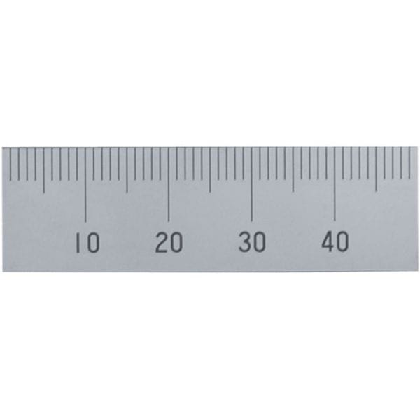 14127 816-3850 シンワ測定(株) シンワ マシンスケール50mm上段左基点目盛穴無