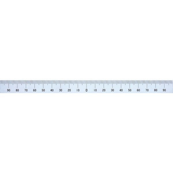 14142 シンワ測定(株) シンワ セッティングメジャー マシンスケール200mm 上段左右振分目盛 穴無