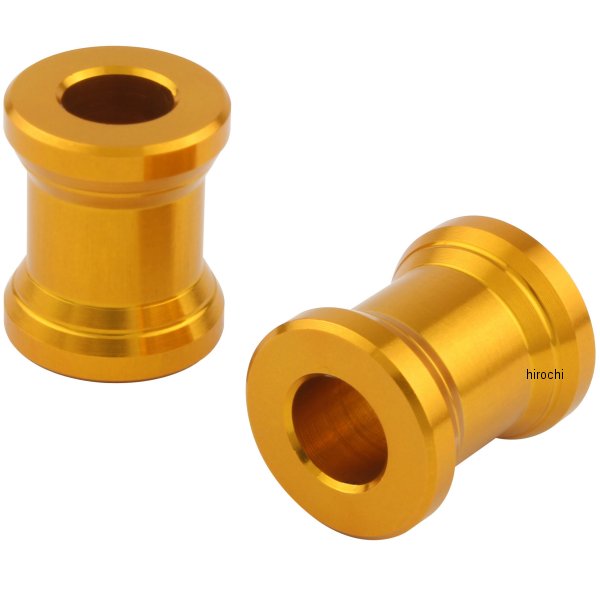 141506-04 ポッシュ POSH アルミカラースプールタイプ M6 15mm 2個入り ゴールド