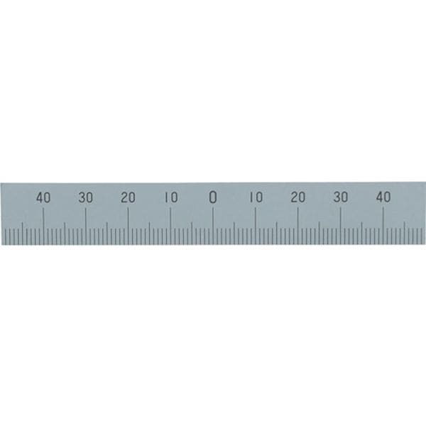 14160 シンワ測定(株) シンワ セッティングメジャー マシンスケール100mm 下段左右振分目盛 穴無
