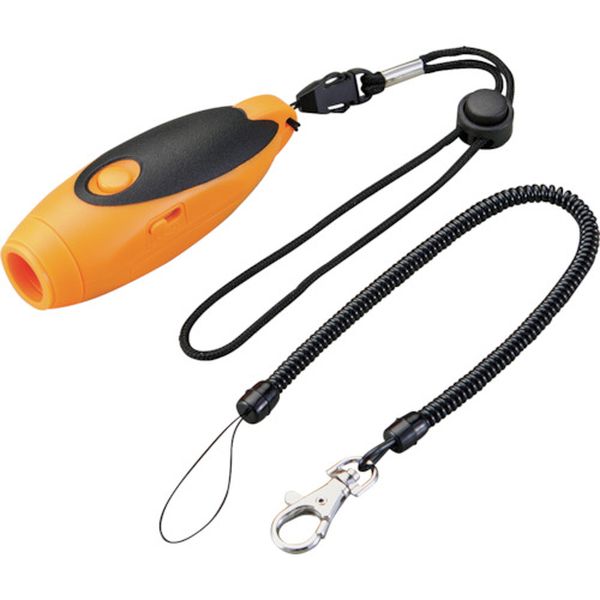 144011 353-8739 (株)日本緑十字社 緑十字 電子ホイッスル EW-1 オレンジ