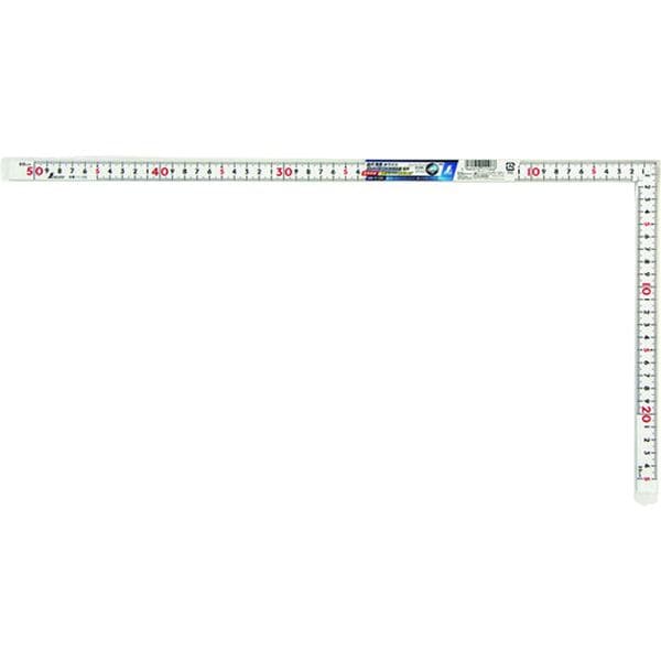 11106 147-7610 シンワ測定(株) シンワ 曲尺同厚 ホワイト 50cm/1尺6寸 併用目盛 名作