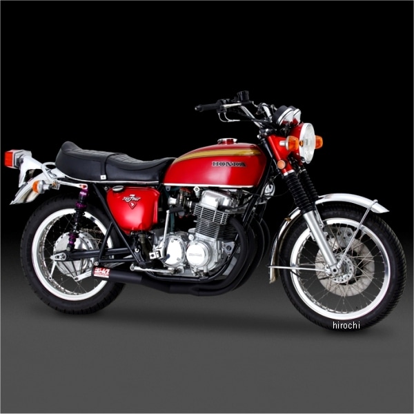 150-471-0840 ヨシムラ レーシング 手曲ストレートサイクロン フルエキゾースト 69年-77年 CB750FOUR スチール