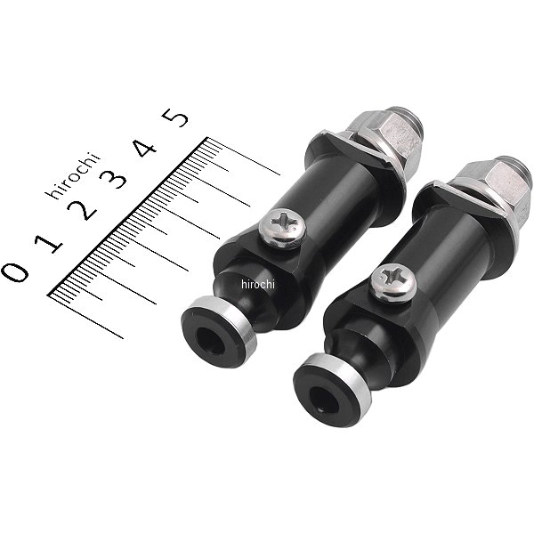 150102-06 ポッシュ POSH フロントウインカーステー 黒 2本入り