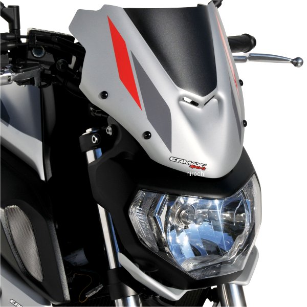 1502Y84-XX アルマックス ERMAX ノーズフェアリング 18年-20年 MT-07、FZ-07 サテンブラック2018-2020