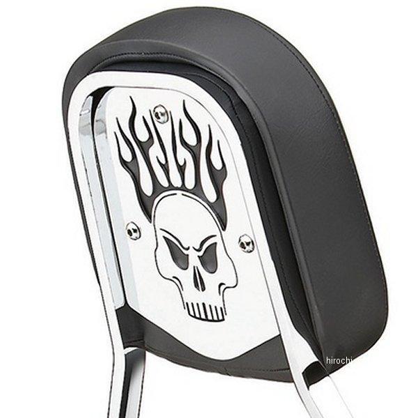 1506-0009 02-5052 コブラ COBRA バックレスト インサート スカルデザイン スタンダード スクエア用 スチール