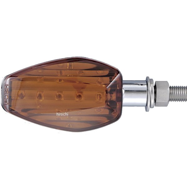 152651 ポッシュ POSH ウインカーセット ホンダ ライトウェイトLED メッキ/オレンジ