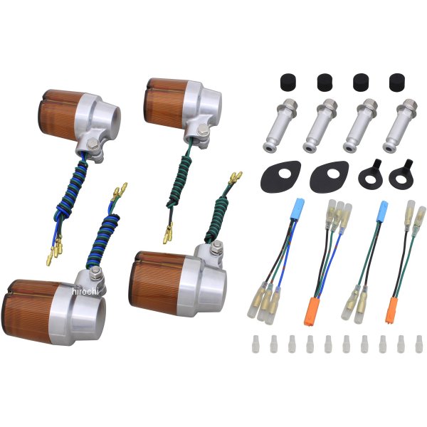 153493-23 ポッシュ POSH ウインカーセット スーパーバイク 03年-05年 CB1300SF バフ/オレンジ