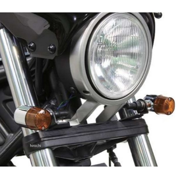 155491-53 ポッシュ POSH クラシカル 71タイプウインカーキット レブル250 メッキボディ/オレンジレンズ