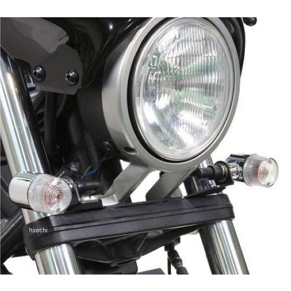 155492-53 ポッシュ POSH クラシカル 71タイプウインカーキット レブル250 メッキボディ/クリアーレンズ