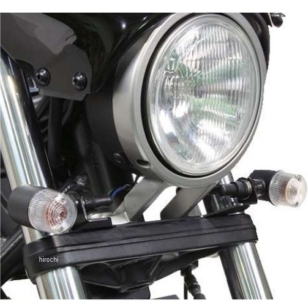 155492-56 ポッシュ POSH クラシカル 71タイプウインカーキット レブル250 ブラックボディ/クリアーレンズ