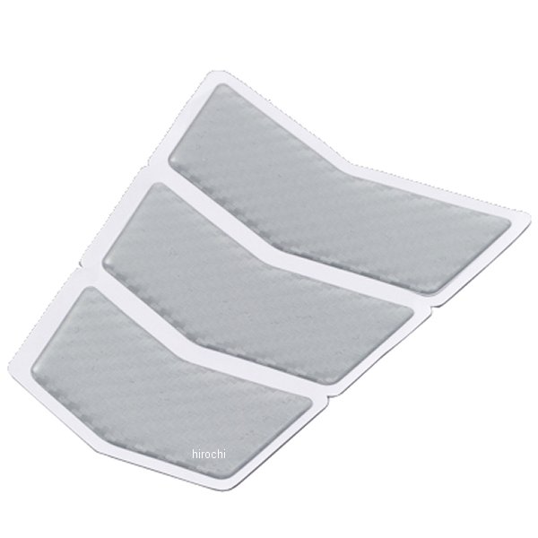 15585 デイトナ タンクパッド (3PC) Lサイズ シルバーカーボン