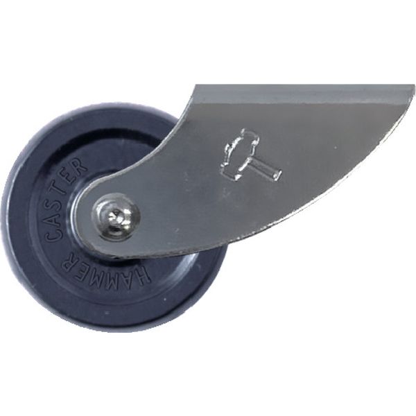 155U32 609-4220 ハンマーキャスター(株) ハンマー 155型 固定 エラストマー車 32mm