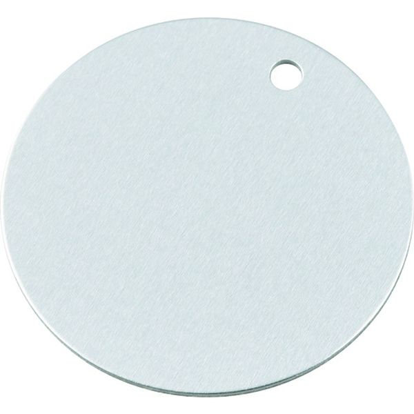 157100 (株)日本緑十字社 緑十字 バルブ開閉札 無地タイプ 特15-141 50mmΦ 両面表示 アルミ製