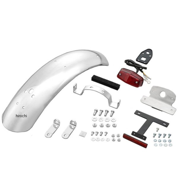 15729 デイトナ ステンレスハーフリアフェンダー SR400 ルーカステール付属