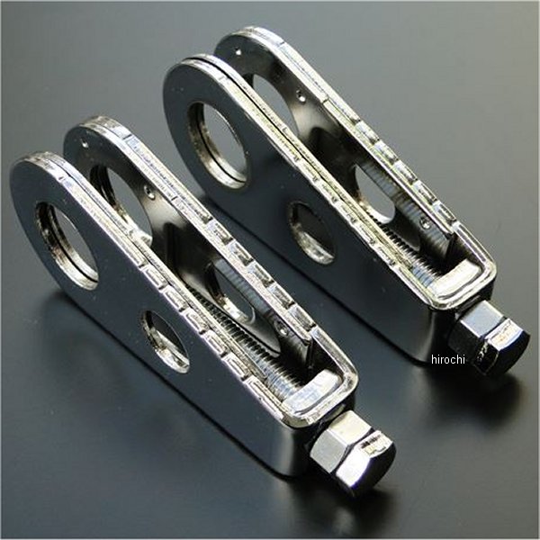 1580 ビーアールシー BRC メッキチェーン調整ボルト&メッキアジャスター CB400F、CB350F、ホーク系全機種